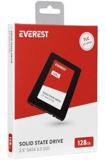 STOREMAX قرص صلب SSD من نوع Sellbuyst ES128A بسعة 128 جيجابايت، بواجهة SATA3.0 مقاس 2.5 بوصة، سرعة قراءة وكتابة 520 ميجابايت/ثانية و460 ميجابايت/ثانية، تقنية 3D NAND Flash، تصميم عصري 266450