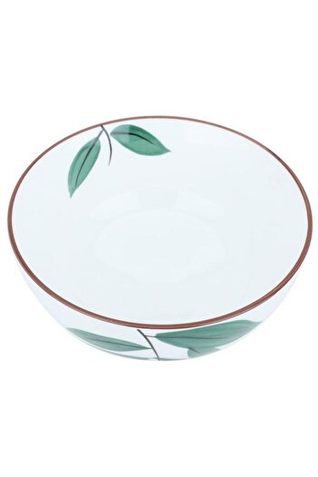ALSAIF Porcelain Bowl 5 Inches Round Fruit Pattern White
