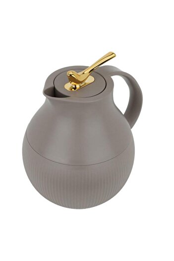 ALSAIF Royal 6 Glass Thermos 950 Ml Plastic Body Brown
