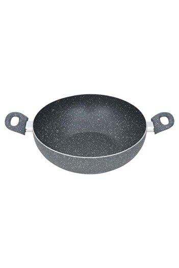 ALSAIF Granite Frying Pan 26 Cm Deep Beige