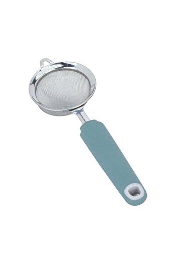 ALSAIF Steel Strainer 7 Cm With Silicone Handle Silver