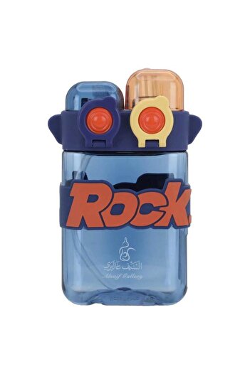 ALSAIF Plastic Flask 600 Ml Double Mouth Blue