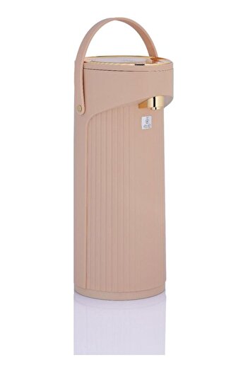 ALSAIF Thermal Glass Thermos 2.2 Liters Golden Beige