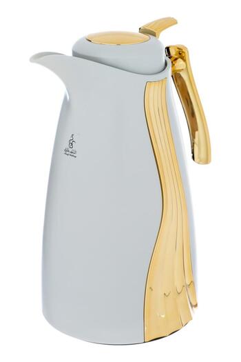 ALSAIF Karma Thermos Two Pieces Gold White