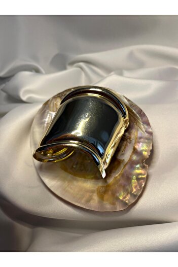 Pretty Gold Renk Ayarlanabilir Kalın Kelepçe Bileklik
