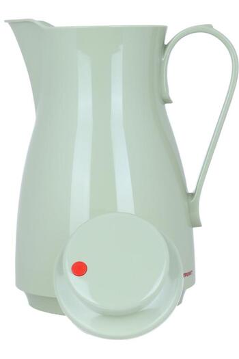 ALSAIF Rotpunkt Glass Thermos 1 Liter Plastic Body Light Green