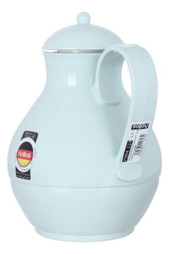 ALSAIF Plastic Thermos (German Helios) 1 Liter Pearly White