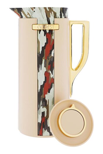 ALSAIF Plastic Thermos (Widad) 1 Liter Beige