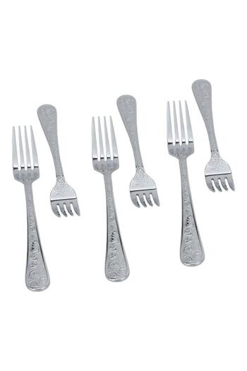 ALSAIF Steel Forks Set 6 Pieces Silver