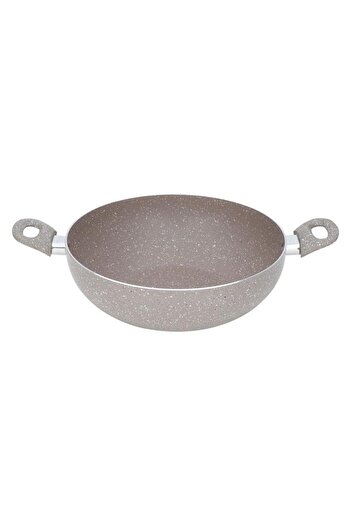ALSAIF Granite Frying Pan 26 Cm Deep Beige