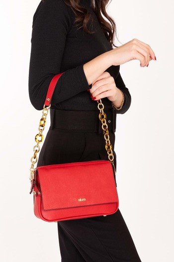 Gondol Women's Double Compartment Hand and Shoulder Bag - Ald.1153