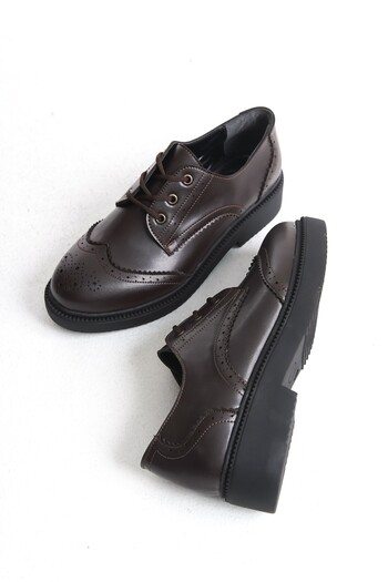 Modabuymus Παπούτσια Yampa Bitter Brown Color Oxford