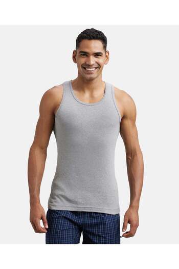 JOCKEY 24X7 Racer Back Tank Top 1467-01 Blue