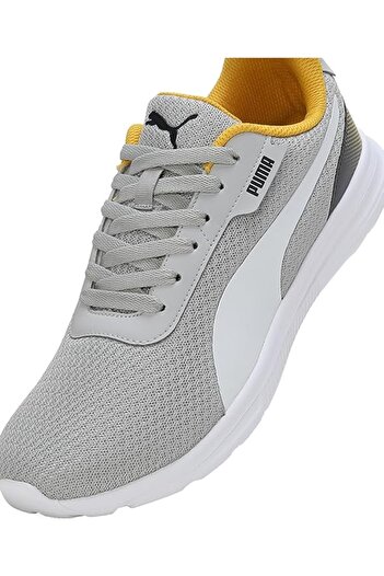 Puma Razz Ash Gry -White Yellow Men's Running Shoes