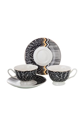 HIC Porcelain Turkish Coffee Set 4 Pcs
