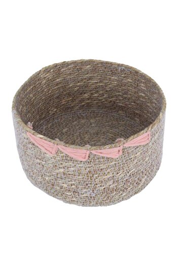 ALSAIF Wicker Basket 9 Cm Beige