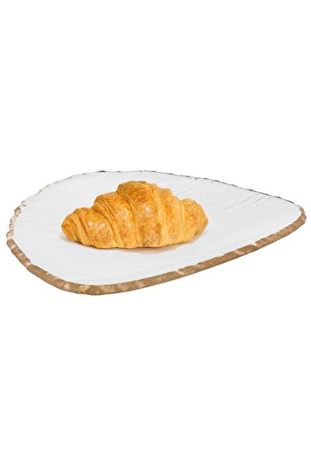 ALSAIF Glass Sweet Dish 29X23.3X2 Cm Triangle Large Clear