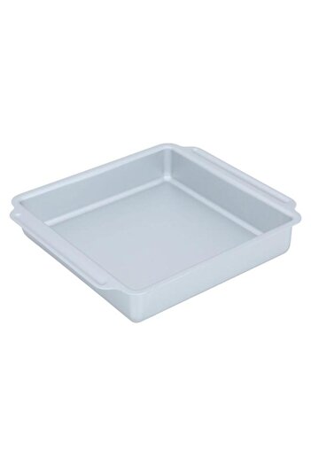ALSAIF Aluminum Oven Tray 9X9X2Cm Square Silver