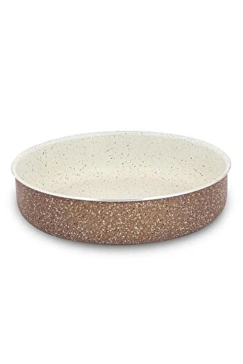 ALSAIF Granite Oven Tray 24 Cm Round Brown