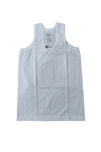 Pardon Boy's Combed Cotton Undershirt 6 Pieces