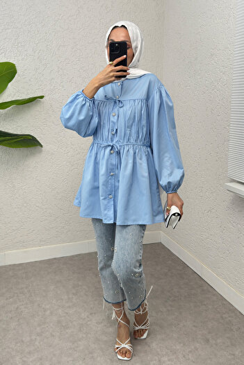 Salih Çelebi BEBE BLUE Tunic 2252 - Μαζέ με κορδόνια και κορδόνια