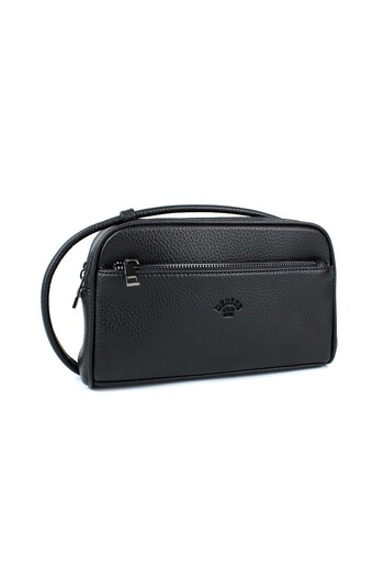 deri,se club Men's Black Clutch Bag Clutch Bag with Two Compartments Clutch Bag