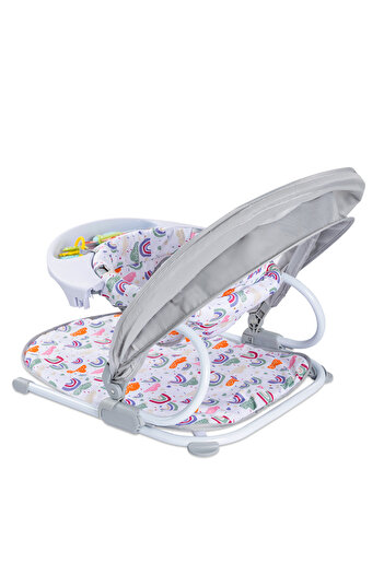 TEKNUM Baby Sit up support w/ Feeding Tray - Grey