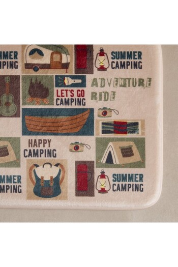 Home Box Adventurer Gwen Camp Memory Foam Bath Mat with PVC 40x60 cm