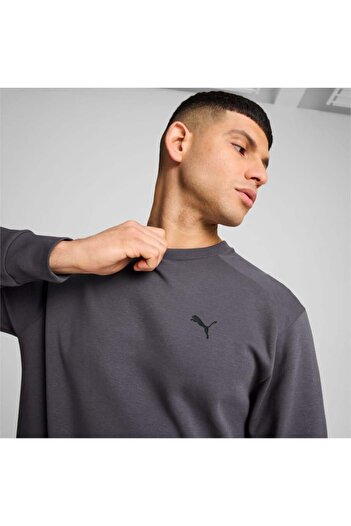Puma Rad/Cal Crew Men's Gray Casual Style Sweatshirt 68161869