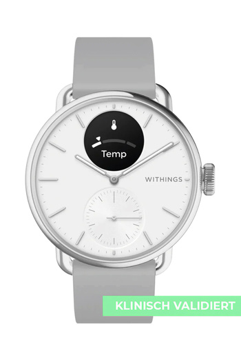 Withings HWA10-model 2-All-Int ScanWatch 2 White 38 mm 5ATM
