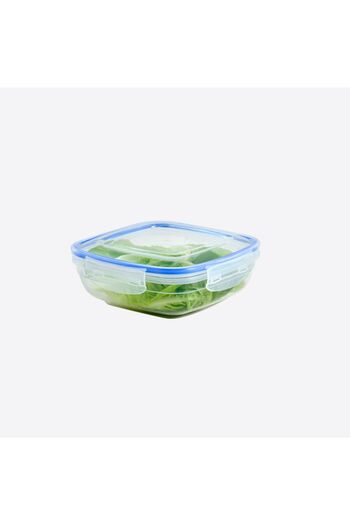 PONÇİK STORE 3-Piece Sealed Refrigerator Organizer and Freeze Suitable Storage Container Shallow Square 350,600,1025ml