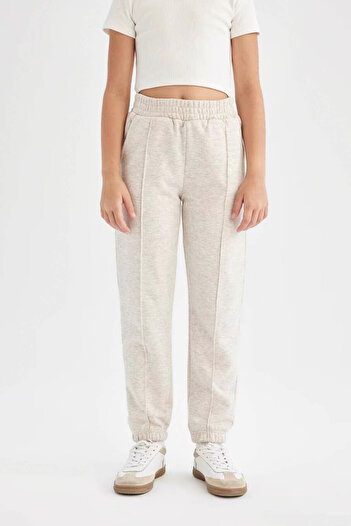 DeFacto Girl's Beige Sweatpants - X9036A6/Bg588