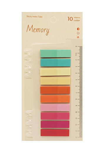 sibga tasarım Transparent Colored Postit Post-it Post ItBookmark Bookmark Postit Sticker Note Paper 200 Sheets
