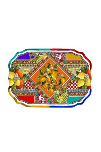 Baci Milano Ortigia Tepsi, 47x33 Cm Tray.ort01
