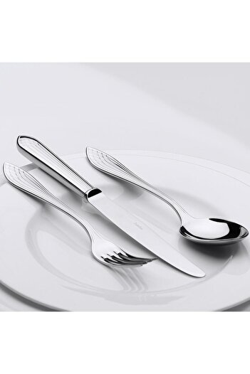Jumbo 4100 84 Piece Fork Spoon Knife Set for 12 Persons