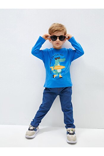 LC Waikiki Basic Baby Boy Jean Trousers with Elastic Waist