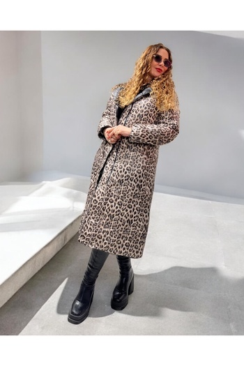 Butik Çift Taraflı İtalyan Şişme Uzun Mont