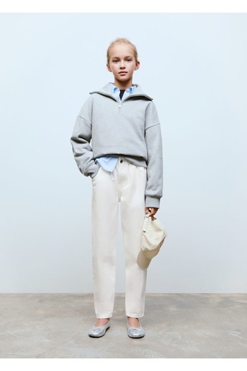 MANGO Kids Paperbag Jean