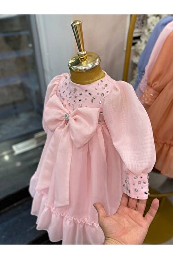 Miss Lorin Kids Stoned Holiday Children's Dress