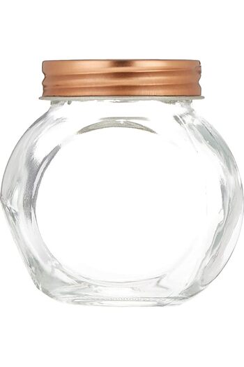Harmony table top 4pcs glass spice jar set 210ml