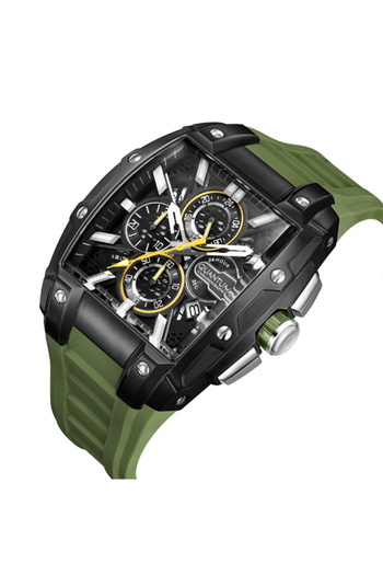 Quantum QUANTUM Men's Chronograph Black Dial Watch - HNG1161.655
