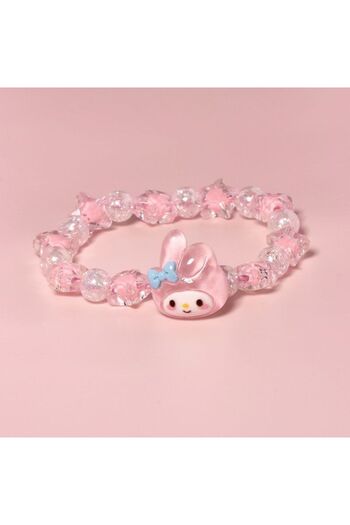 Miniso Melody Kuromi Cinnamoroll Crystal Bracelet Kawaii MyMelody Bracelet Super Fairy Sweet Couple Beaded