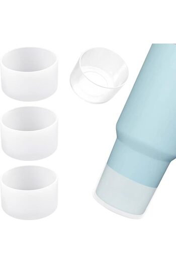 Choice 1pcs clear 75mm muti color silicone cup protection case storage vacuum bottle compatitable for Stanl