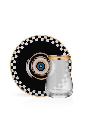Glore Evil Eye Black Single Tea Set
