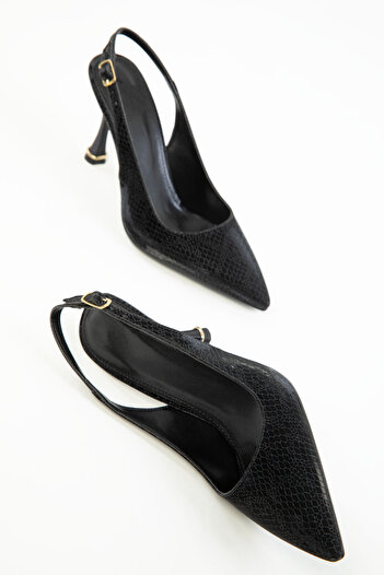 SOHO Black Women's Classic Heeled Shoes 20270