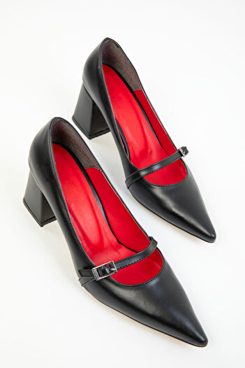 SOHO Black Women's Classic Heeled Shoes 20275