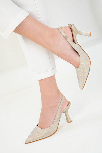 SOHO Gold Women's Classic Heeled Shoes 20268