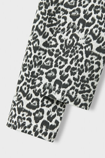 name ıt Light Grey Melange Leggings for Women and Girls