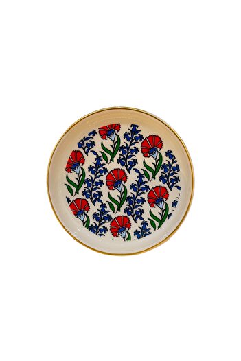 DUKKANI ISTANBUL Tea Plate Set of 6 Ottoman Clove