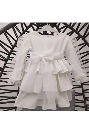 Quun Butik Modaline Kız Çocuk Özel Dikim Elbise Bayram Doğum Günü Kına Nişan